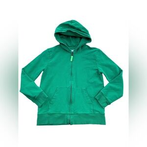Primary Size 10-12 Years Green Full Zip Hoodie Sweatshirt / Jacket